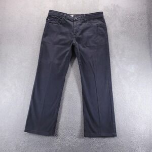 AG Jeans Mens 38x28 Gray The Protege Classic Straight Dark Wash Stretch Denim